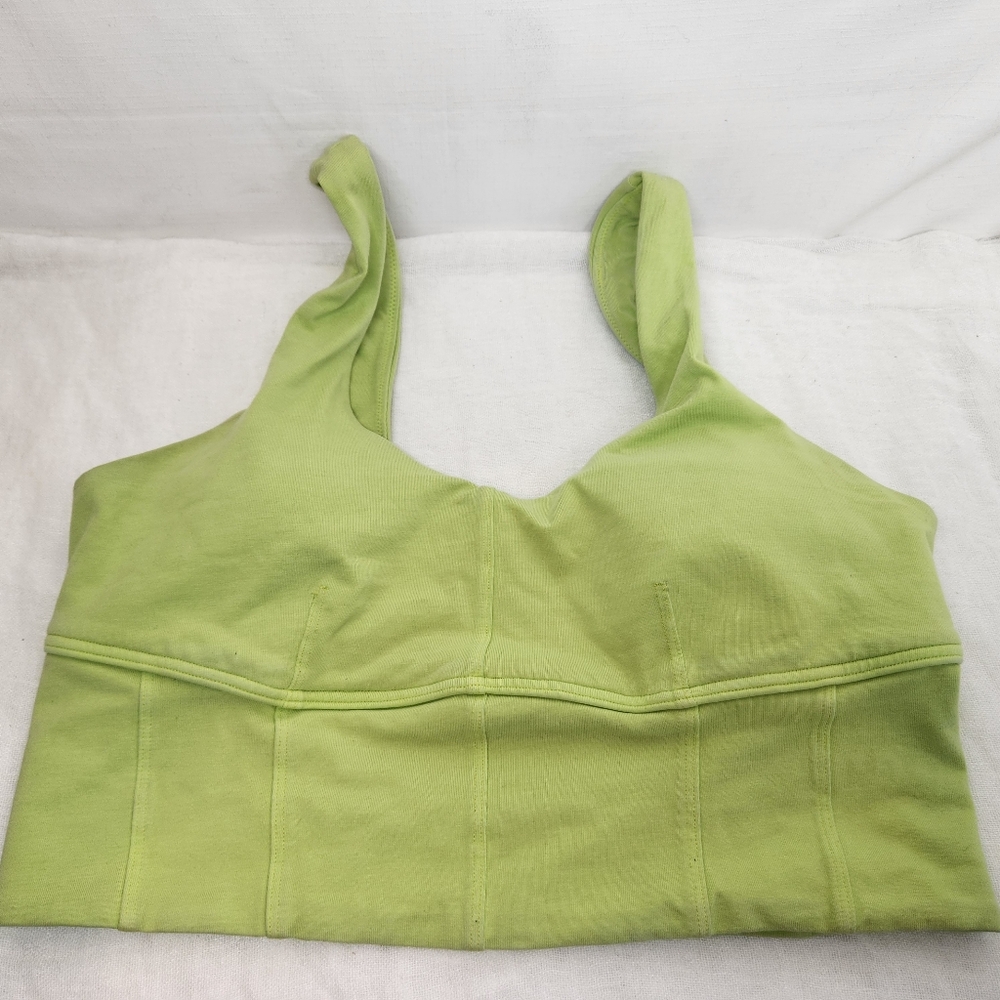 Offline by Aerie Womens Medium Padded Lime Green Sports Bra